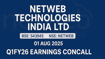 Netweb Technologies India Q1FY26 Concall | Earnings Conference Call Q1 Result 2026 #Netweb # Concall