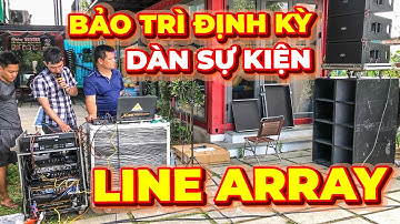 Bảo trì định kỳ dàn âm thanh sự kiện Line Array cho khách sạn RAINBOW ở Cửa Lò, Nghệ An