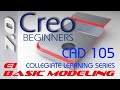 E1 Creo Parametric 7.0 - Tutorial for Beginners