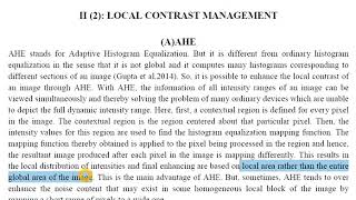AHE|Adaptive Histogram Equalization