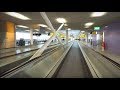 Netherlands, Schiphol Airport, walking around, 7X elevator , 23X moving sidewalk, 2X escalator