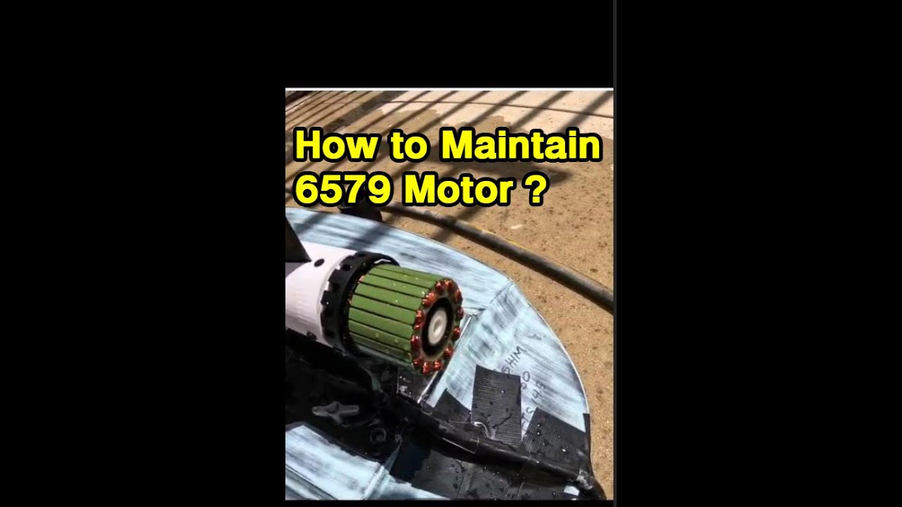 How to Maintain Maytech 6579 Waterproof Efoil Motor After Everytime Use ?