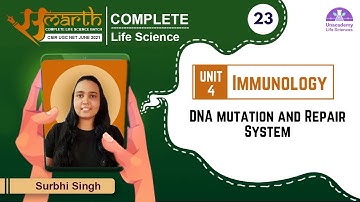 DNA Mutation and Repair System | CSIR Life Science June 2021| 8 PM | Samarth Batch