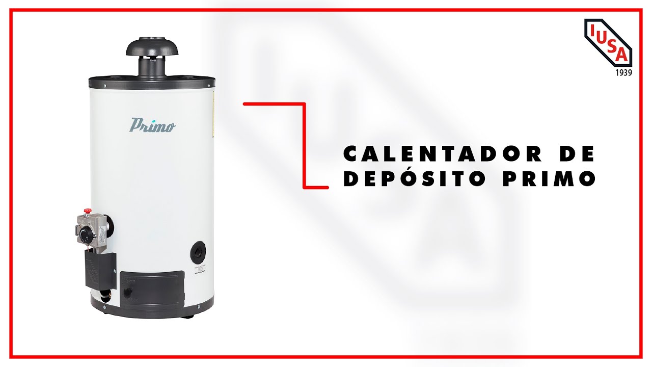 Calentador De Depósito Enerhit 40 L Gas Natural Color Blanco