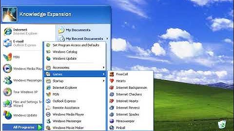 How to pin programs to your Start Menu on Windows XP