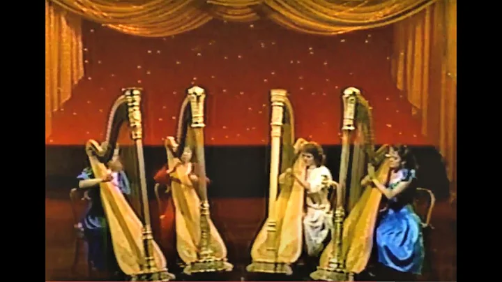 Harpist Alice Chalifoux and her students (19 Octob...