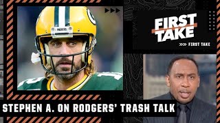 Aaron Rodgers’ trash talk shows he has ‘no concern’ for the Bears - Stephen A. | First Take