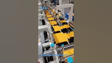 690mm 4 corner box with lid run in Baili 650mm folder gluer#4corners