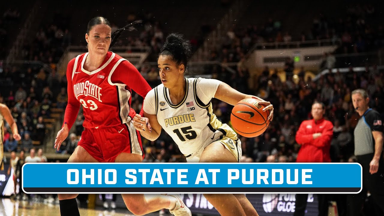 Ohio State at Purdue | Big Ten Women's Basketball | Jan. 28, 2024 | B1G ...