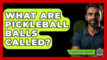 What Are Pickleball Balls Called? - The Racket Xpert