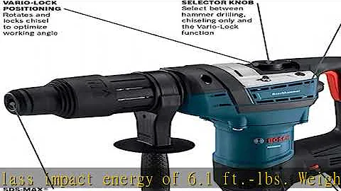 BOSCH 1-9/16-Inch SDS-Max Combination Rotary Hammer RH540M, Blue