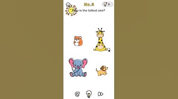 Brain out level 3 Who is the  tallest one? walkthrough solution