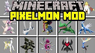 Minecraft PIXELMON MOD!, CATCH NEW MEGA LEGENDARIES & BOSS POKEMON!, Modded Mini-Game 