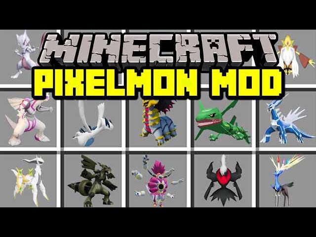 Minecraft PIXELMON MOD!, CATCH NEW MEGA LEGENDARIES & BOSS POKEMON!, Modded Mini-Game 