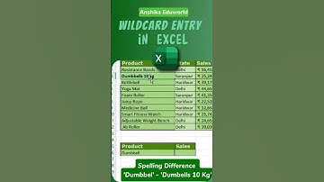 Excel wildcard formula search #excelcourse #trendingshorts #tengetenge