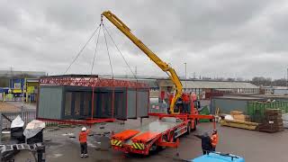 Crane Lifting Booths Garden Studios Annexe (Part 3 of 3.)