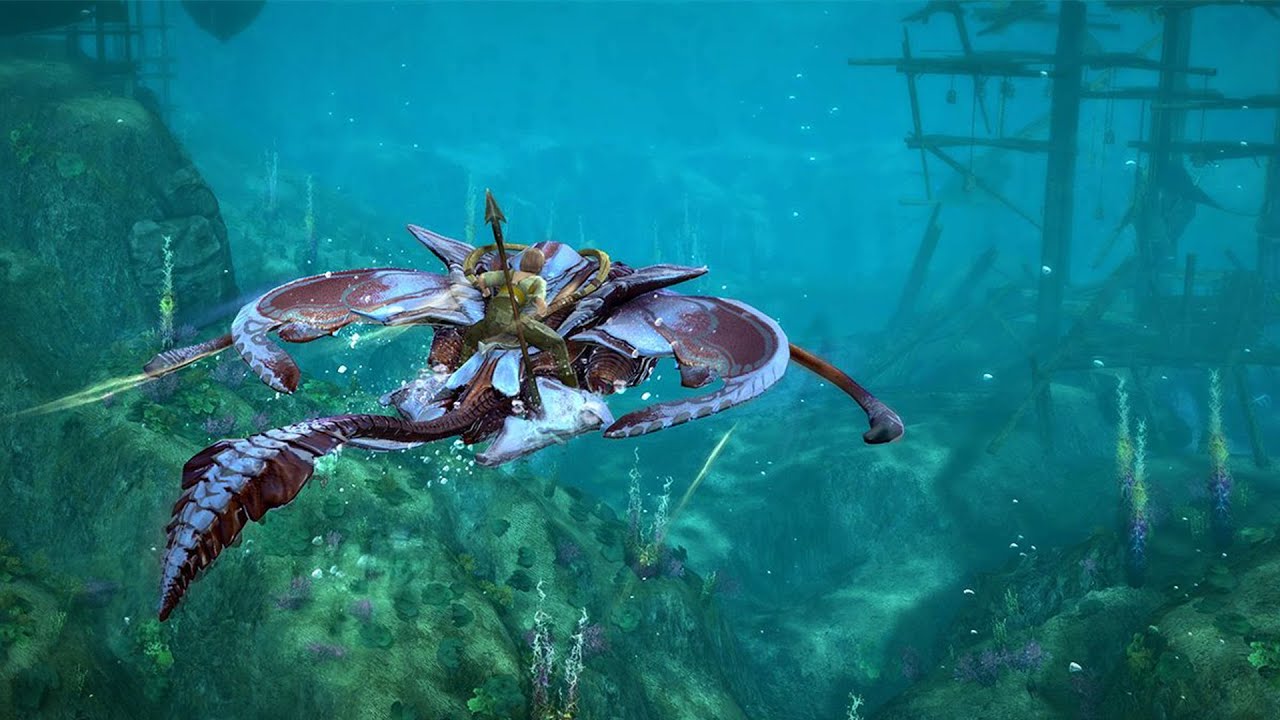 A FAZER A QUEST PARA ANDAR COM O SKIMMER DEBAIXO DE ÁGUA NO GW2 YouTube