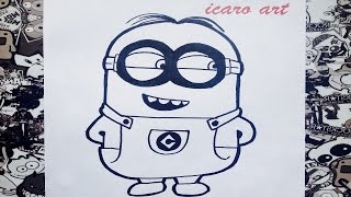 Como Dibujar A Stuart De Los Minions How To Draw Stuart