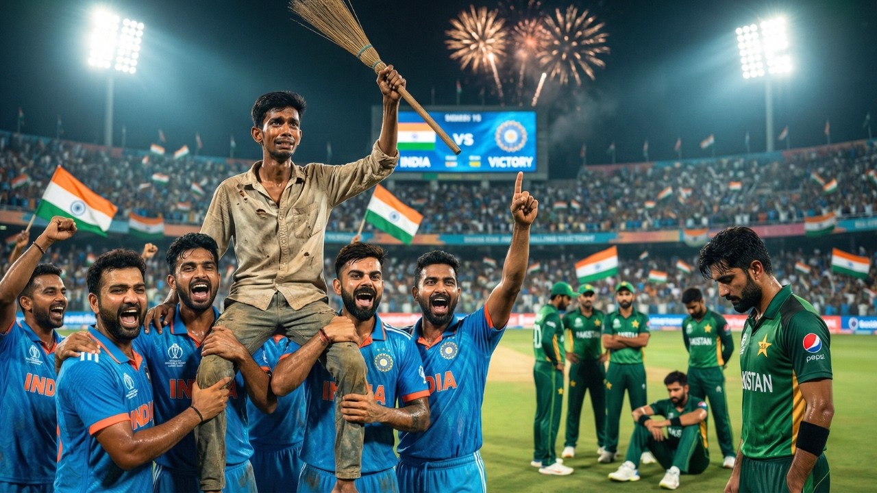 जब झाड़ू पकड़ने वाले हाथों ने IND vs PAK फाइनल में छीन ली जीत! | T20 World Cup 2026 | Flying Story
