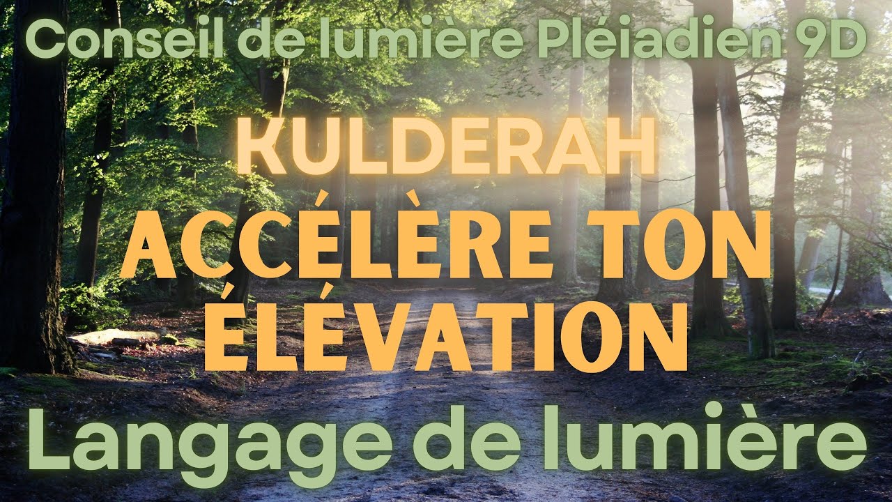 Accélère ton élévation I Conseil de Lumière Pléiadien 9D l Langage de lumière l Activation d'ADN