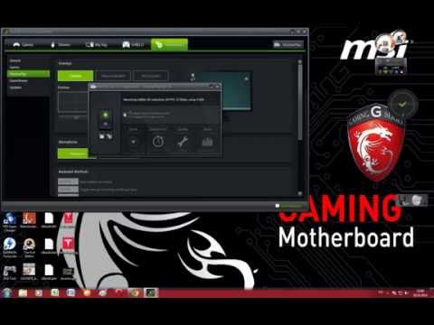 Shadow play-ით ჩაწერა