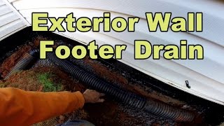 Do It Yourself Foundation Waterproofing, Exterior Wall