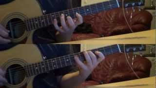 Video thumbnail of "Les Discrets - Après L'ombre guitar cover"