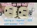 How to run a 220 volt welder on 110 volt - Is that even possible ????