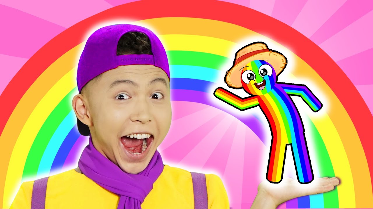 Let's Learn The Colors! The Rainbow Song 🌈 Dominoki Kids Songs