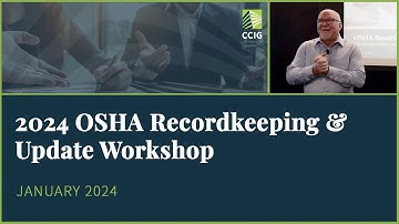 2024 OSHA Recordkeeping & Update Workshop