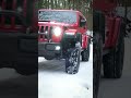 Trail Seven - Snow Day Dive    #jeepwrangler #jeepgladiator #snowday