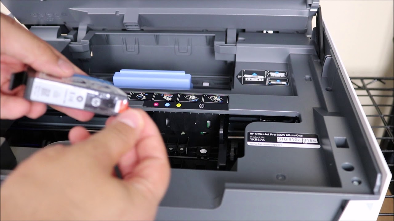 To Ink on Hp Officejet Pro - YouTube