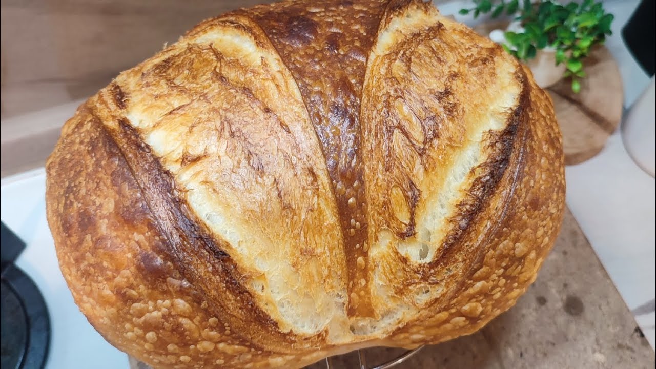 Французская булка на закваске! 🥐подробный замес, для новичков, 100% получиться! три вида надреза.