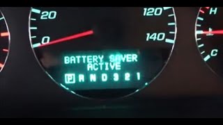 How To Fix Battery Saver Active Message (Chevrolet and GM)