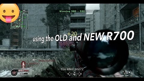 COD4 Original R700 vs. NEW Modern Warfare R700