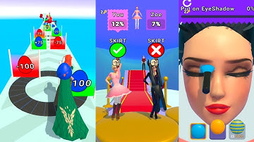 Build A Queen Run Full Satisfying ASMR Run Gameplay Android Gameplay Walkthrough Part 1