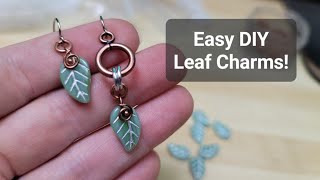 Ball Pin and Leaf Charm Tutorial