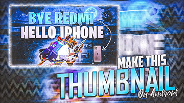 Make This Amazing 🔥 Pubg Mobile Montage Thumbnail On Android | BGMI Thumbnail | Deadly Bros