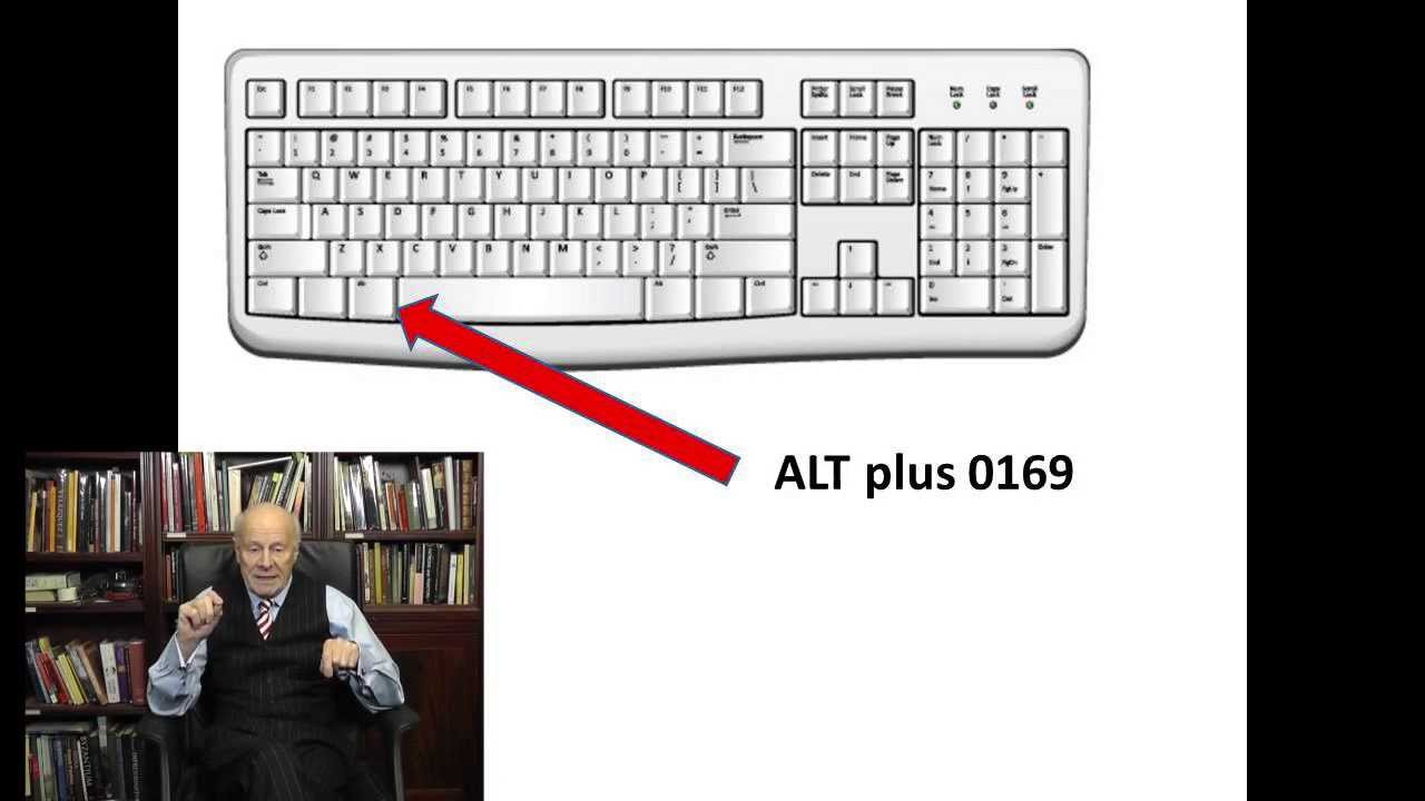 how to write copyright symbol on keyboard