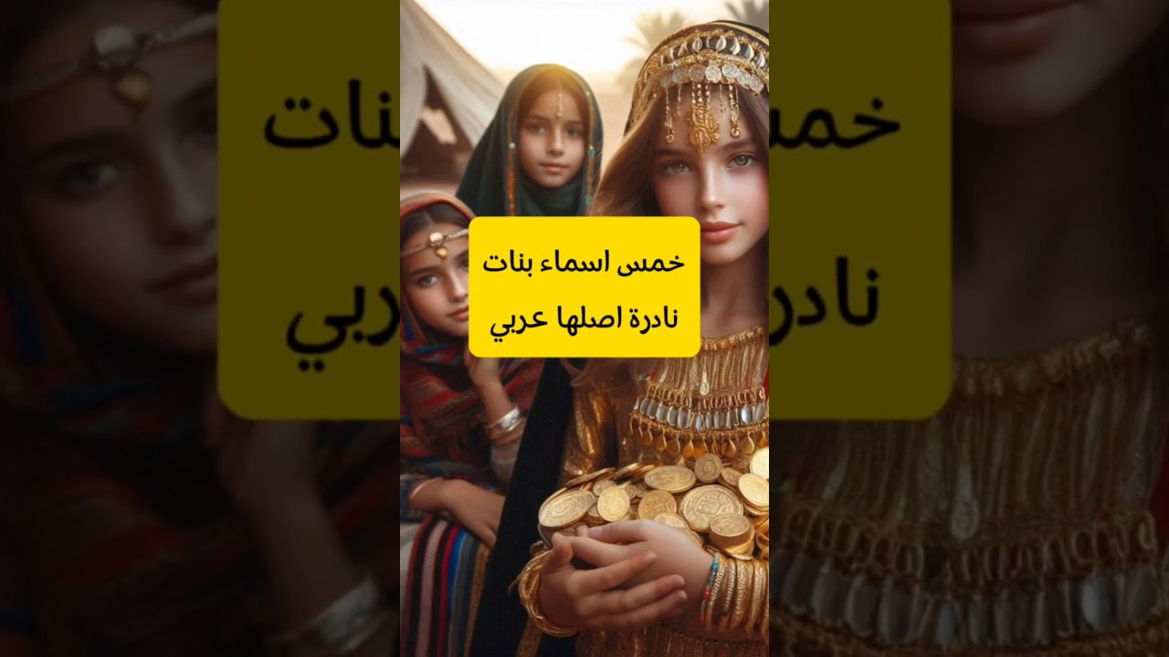 خمس اسماء بنات نادرة اصلها عربي