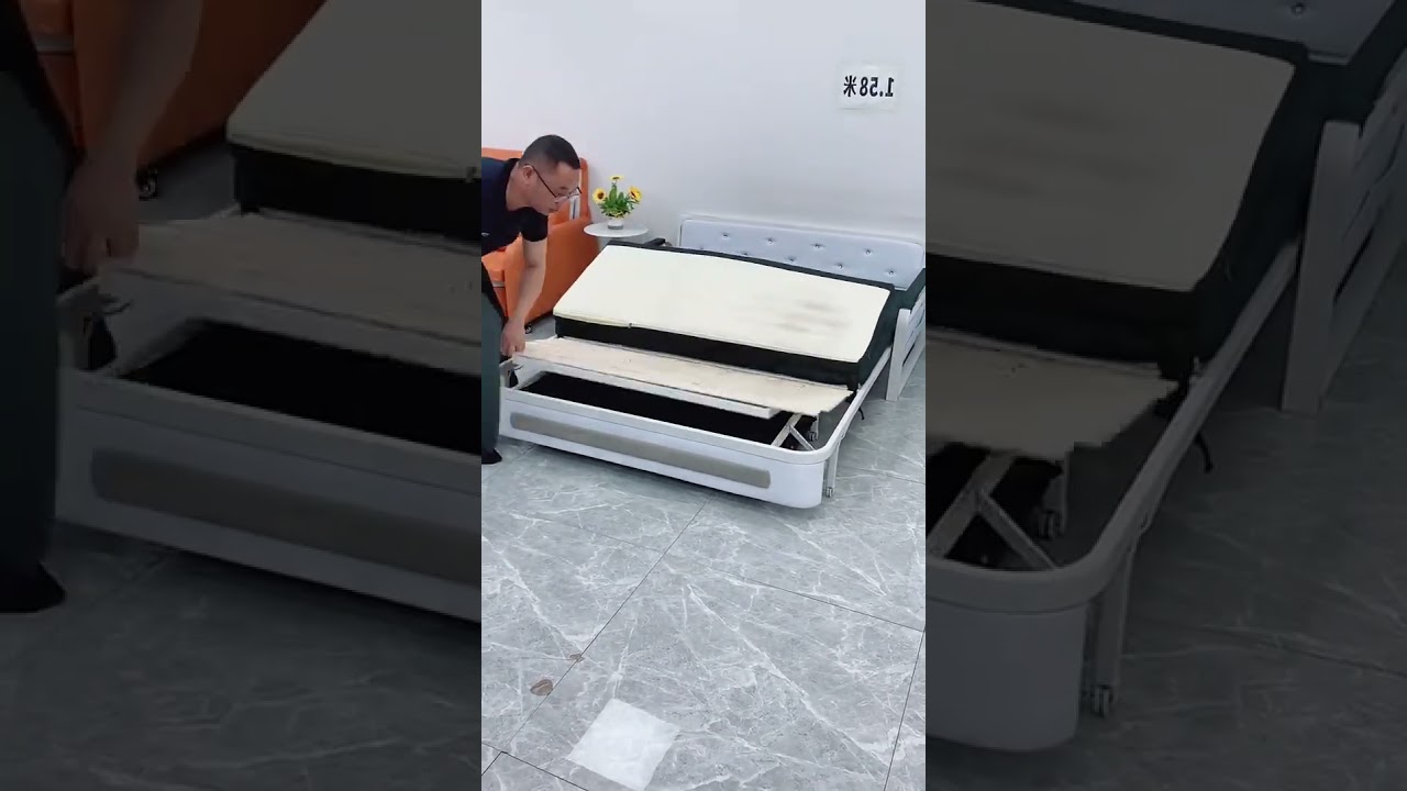 Multifunctional sofa bed, a bed with two functions, can be used for sitting or lying, it is both