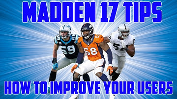 MADDEN 17 HOW TO USER CONTROL  - MADDEN 17 DEFENSIVE TIPS USER CONTROL - LIKE A BOSS!
