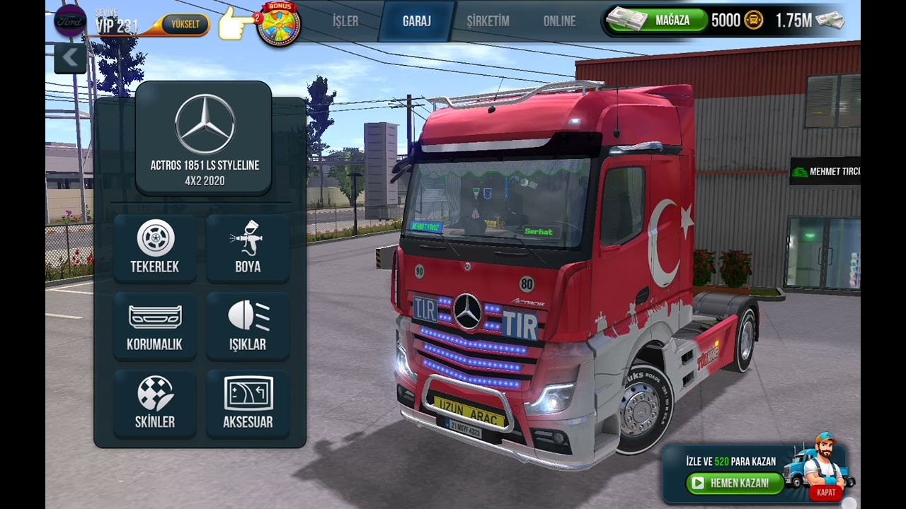 İlk tır oyunum mükemmel kanalıma gelin 😉😊