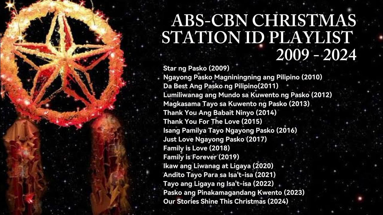 ABSCBN CHRISTMAS STATION ID 20092024 NONSTOP PLAYLIST Christmas