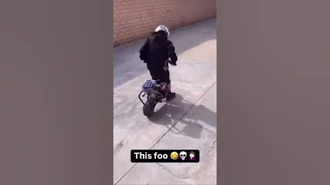Bro just flipped right over #minibike #engine #burnout #fail #crash #bikelife #builtnotbought #race