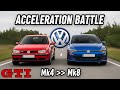 VW Golf GTI Evolution Acceleration Battle (Mk4–Mk8)