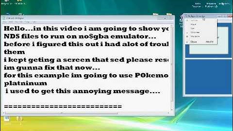 How to...Play NDS roms on NO$GBA