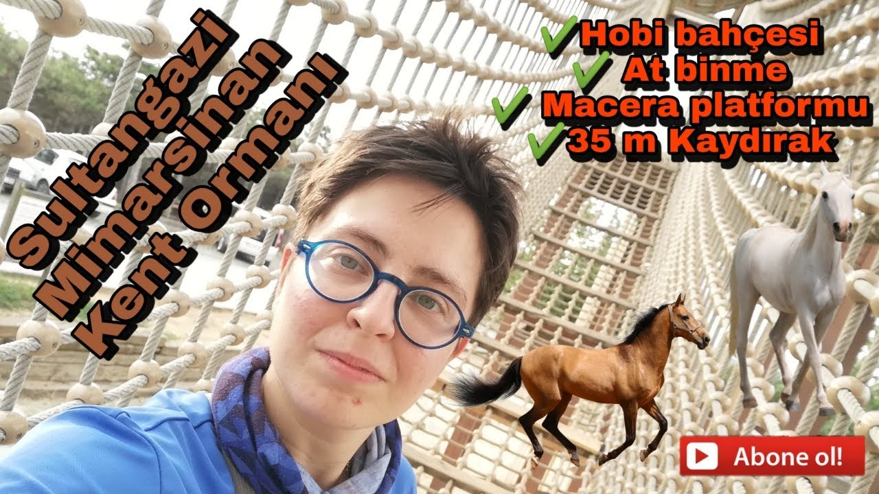 İstanbul Sultangazi I MİMARSİNAN KENT ORMANI - İstanbul ormanları(hobi bahçesi-at binme)