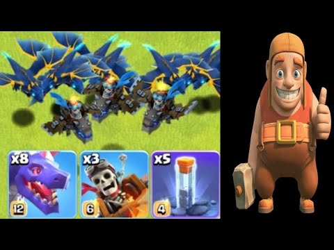 جرب هذا الجيش وامسح اي تصميم أقوي استراتيجية مسح تاون 18 كلاش اوف كلانس الجديد