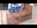 Honey-Can-Do SHO-02186 10-Pair Bamboo Shoe Bench Instruction Video